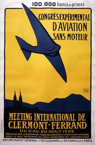 Frankrijk: AFA Congrès Expérimental d'Aviation Sans Moteur 1922