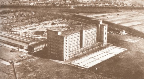 De Philips fabriek rond 1945